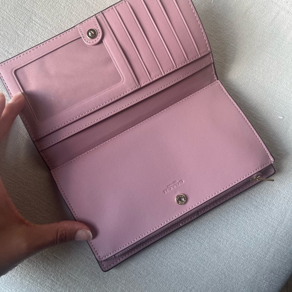 NWT Pink Mauve Coach wallet - Picture 1 of 5